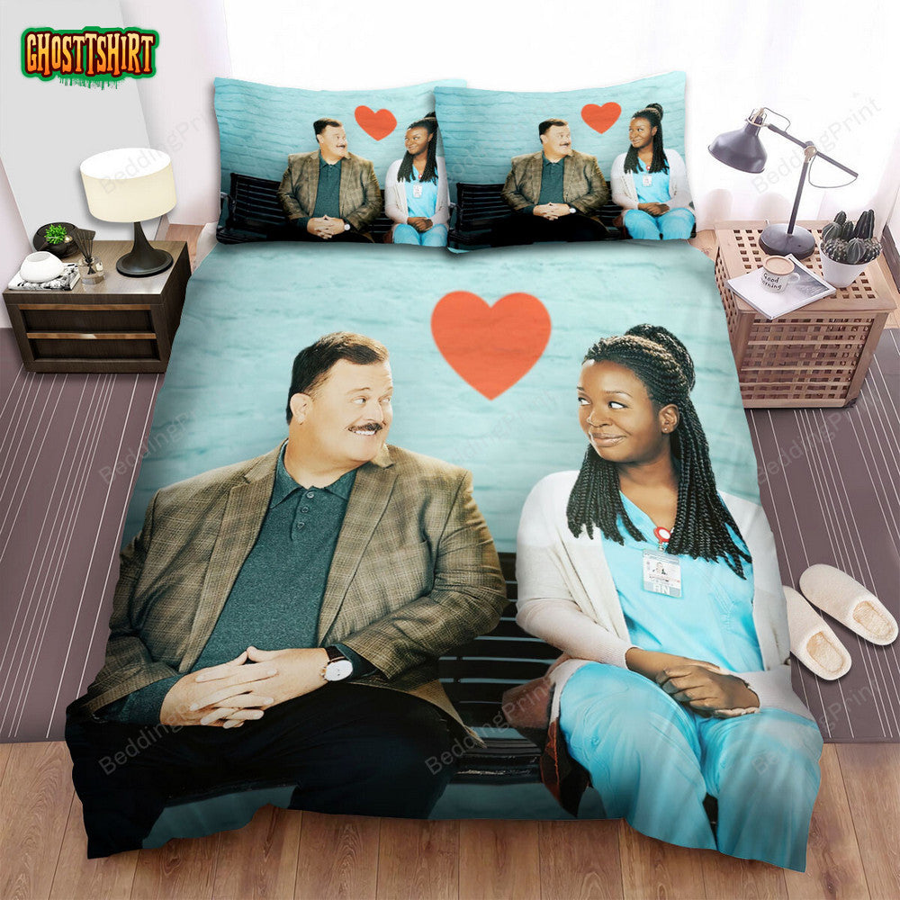 Bob Hearts Abishola (2019) Movie Poster Theme Bed Sheets Duvet Cover Bedding Set