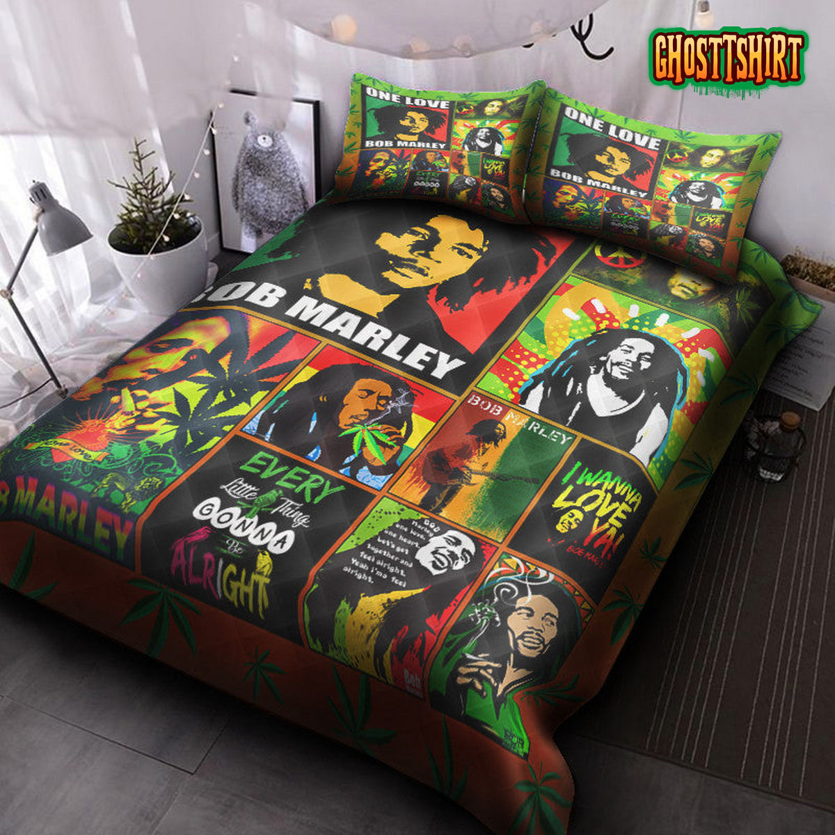 Bob Marley V4 Bedding Set