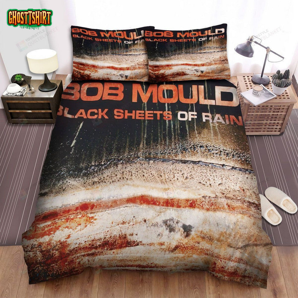 Bob Mould Black Sheets Of Rain Album Music Bed Sheets Spread Comforter Duvet Cover Bedding Set