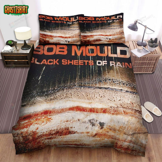 Bob Mould Black Sheets Of Rain Album Music Bed Sheets Spread Comforter Duvet Cover Bedding Set