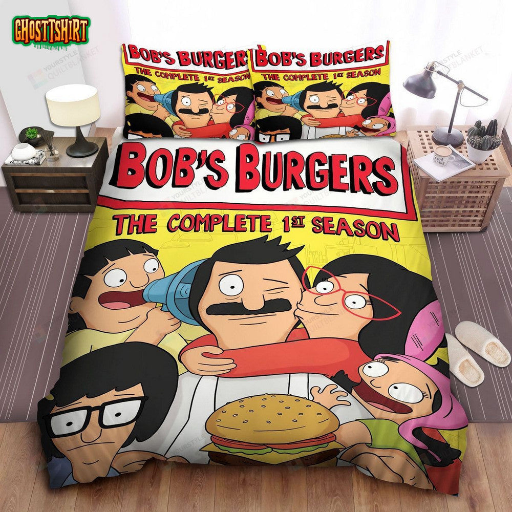 Bob's Burgers The Complete 1st Season Poster Bed Sheets Spread Comforter Duvet Cover Bedding Set