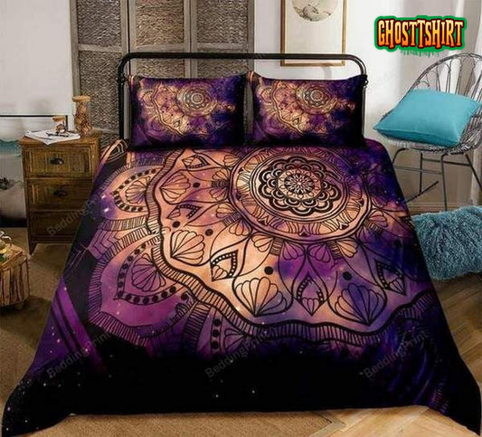 Boho Fantasy Mythology Art Bed Sheets Duvet Cover Bedding Set