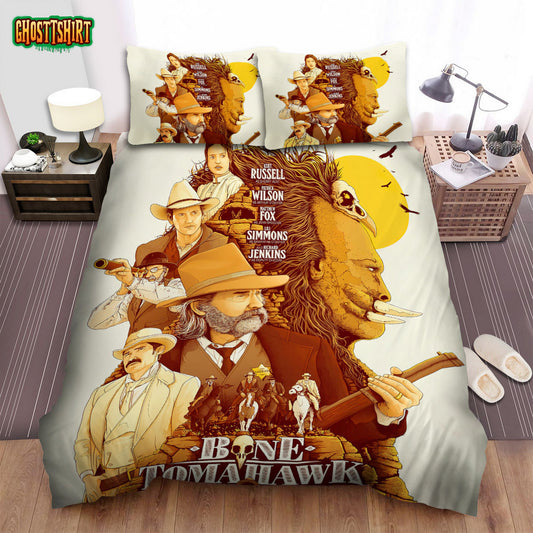 Bone Tomahawk Poster Art 2 Bed Sheets Spread Comforter Duvet Cover Bedding Set