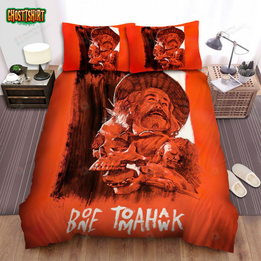 Bone Tomahawk Red Poster Movie Poster Bed Sheets Spread Comforter Duvet Cover Bedding Set