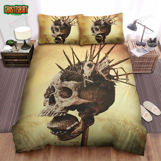 Bone Tomahawk Sword Hit A Skull Movie Poster Bed Sheets Spread Comforter Duvet Cover Bedding Set