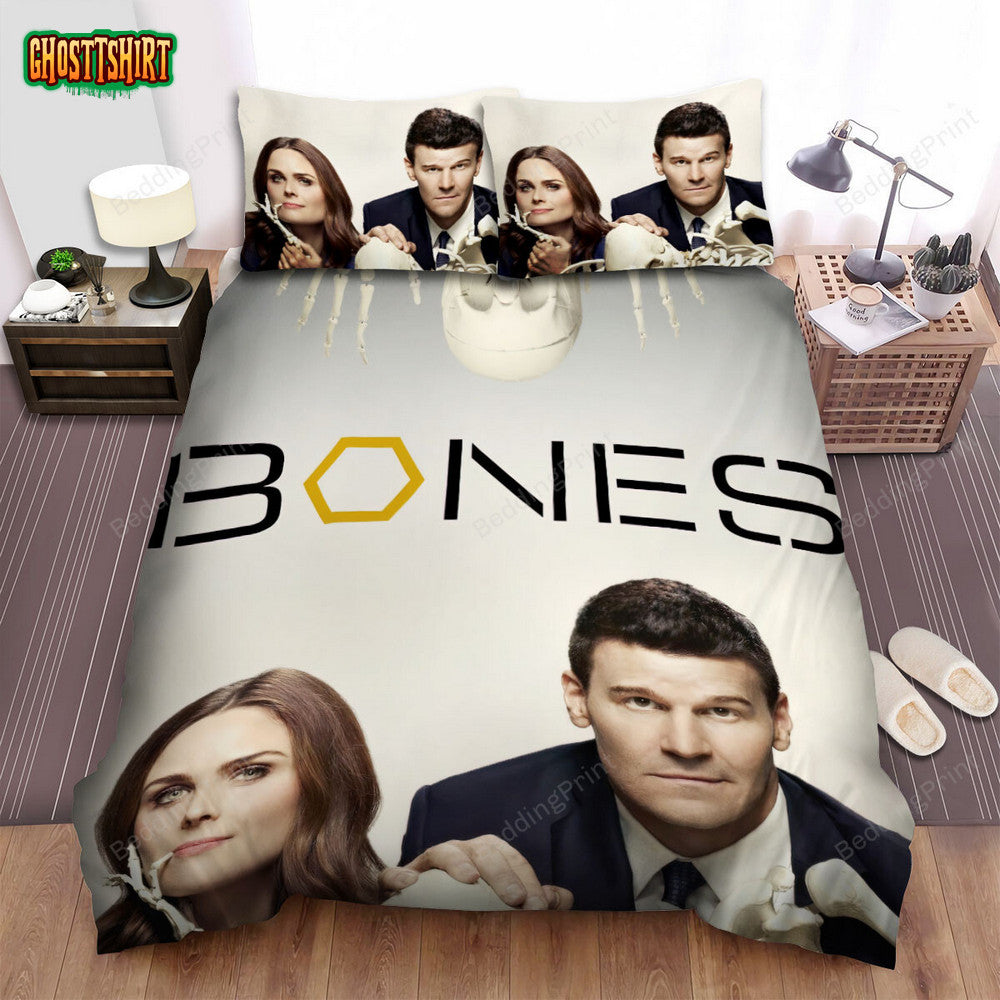 Bones (2005–2017) Movie Poster 2 Bed Sheets Duvet Cover Bedding Set