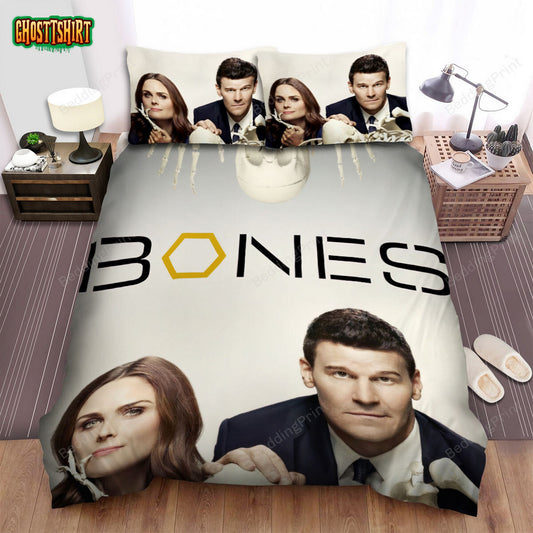 Bones (2005–2017) Movie Poster 2 Bed Sheets Duvet Cover Bedding Set
