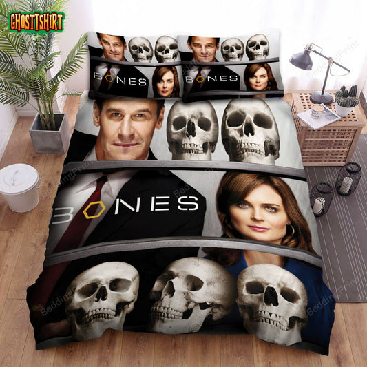 Bones (2005–2017) Movie Poster 6 Bed Sheets Duvet Cover Bedding Set