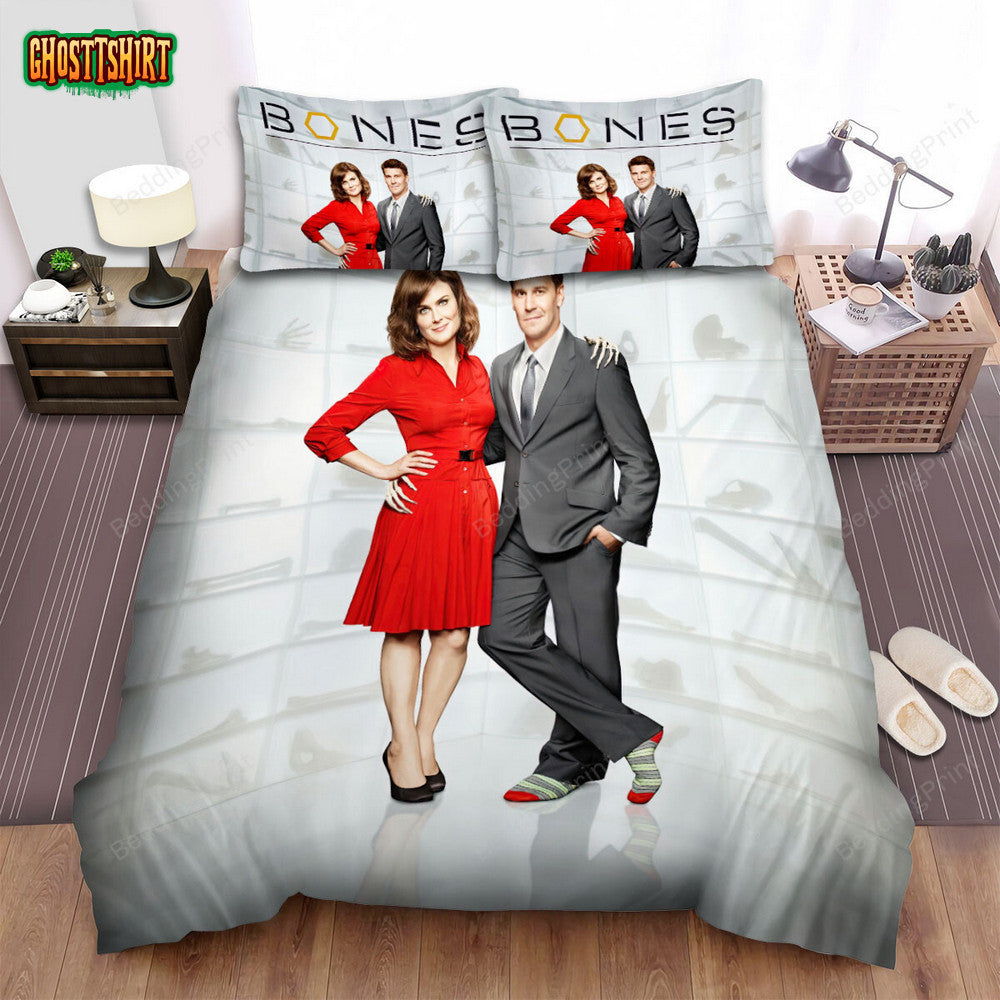 Bones (2005–2017) Movie Poster 8 Bed Sheets Duvet Cover Bedding Set