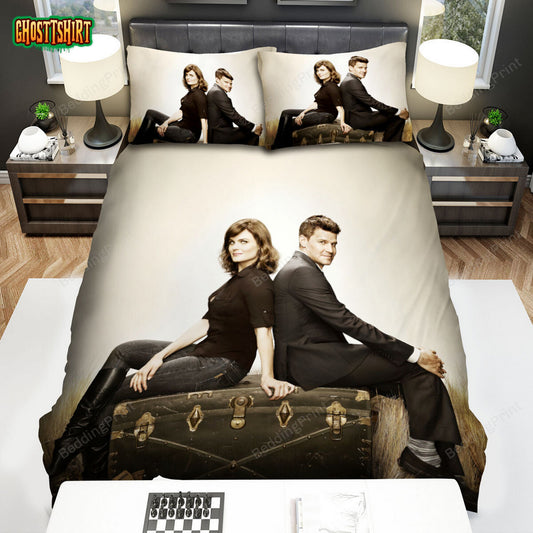 Bones (2005–2017) Movie Poster Theme Bed Sheets Duvet Cover Bedding Set
