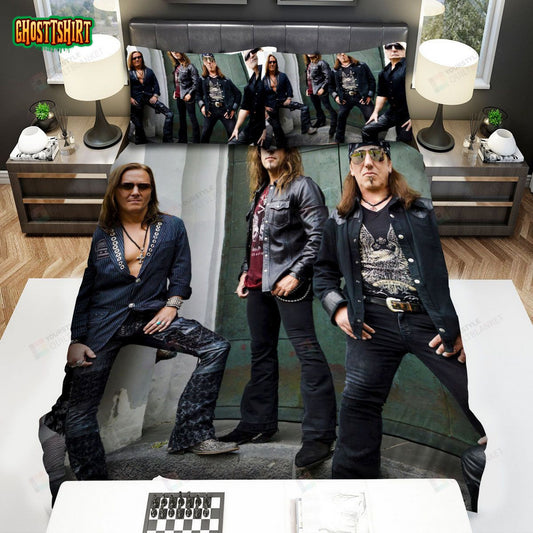 Bonfire Band 2 Bed Sheets Spread Comforter Duvet Cover Bedding Set