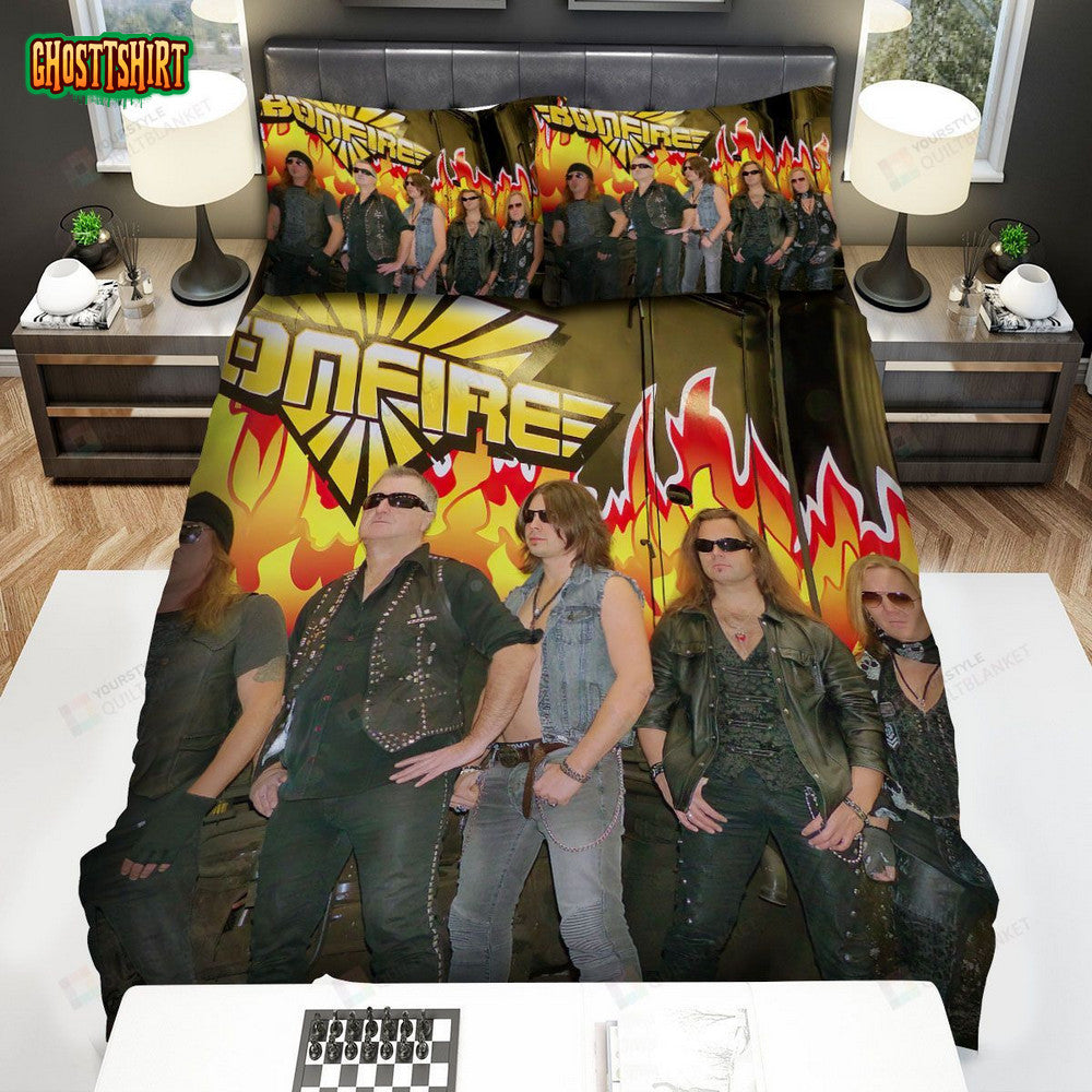 Bonfire Liveshow 2 Bed Sheets Spread Comforter Duvet Cover Bedding Set