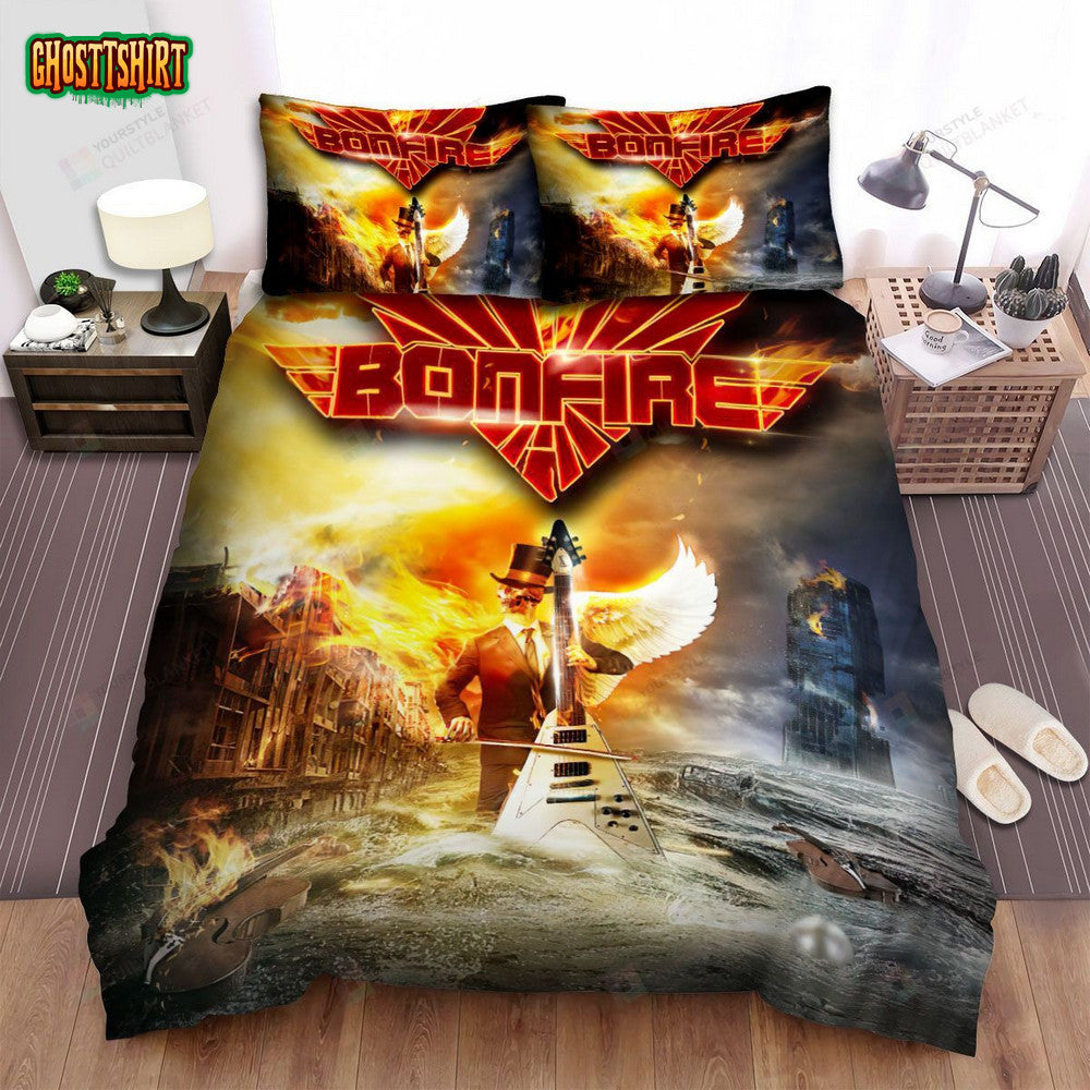 Bonfire Pearls Album Bed Sheets Spread Comforter Duvet Cover Bedding Set
