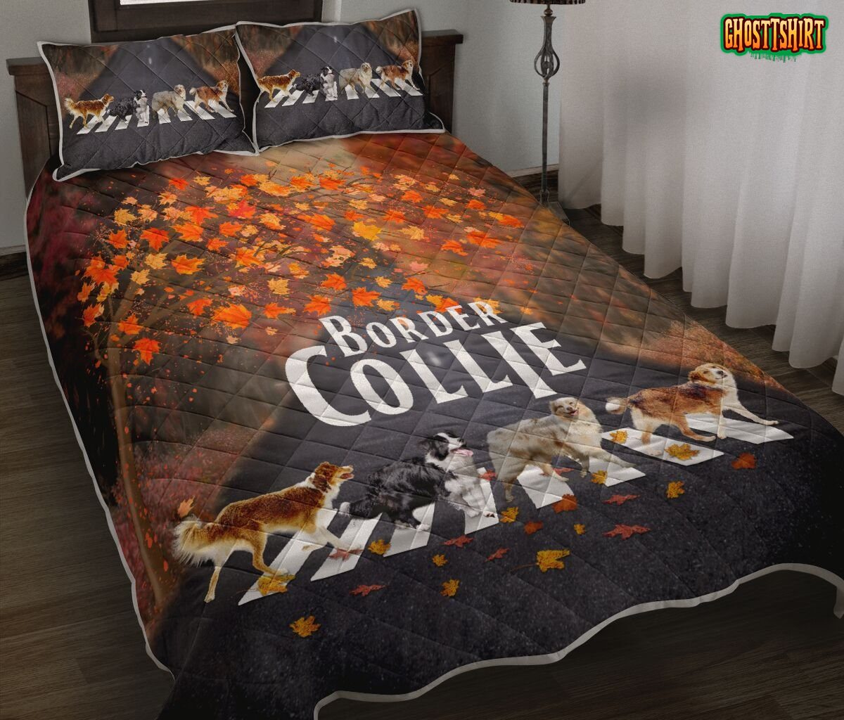 Border Collie Autumn Bedding Set