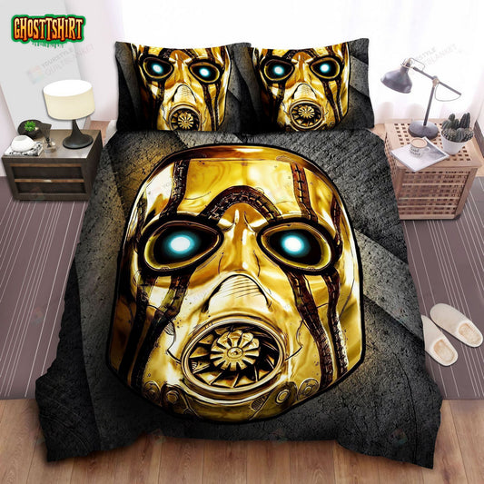 Borderlands The Psycho Bandit Golden Mask Bed Sheets Spread Comforter Duvet Cover Bedding Set