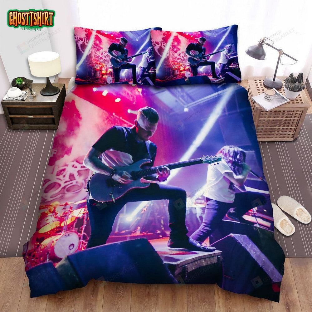 Born Of Osiris Band Play Guitar Bed Sheets Spread Comforter Duvet Cover Bedding Set