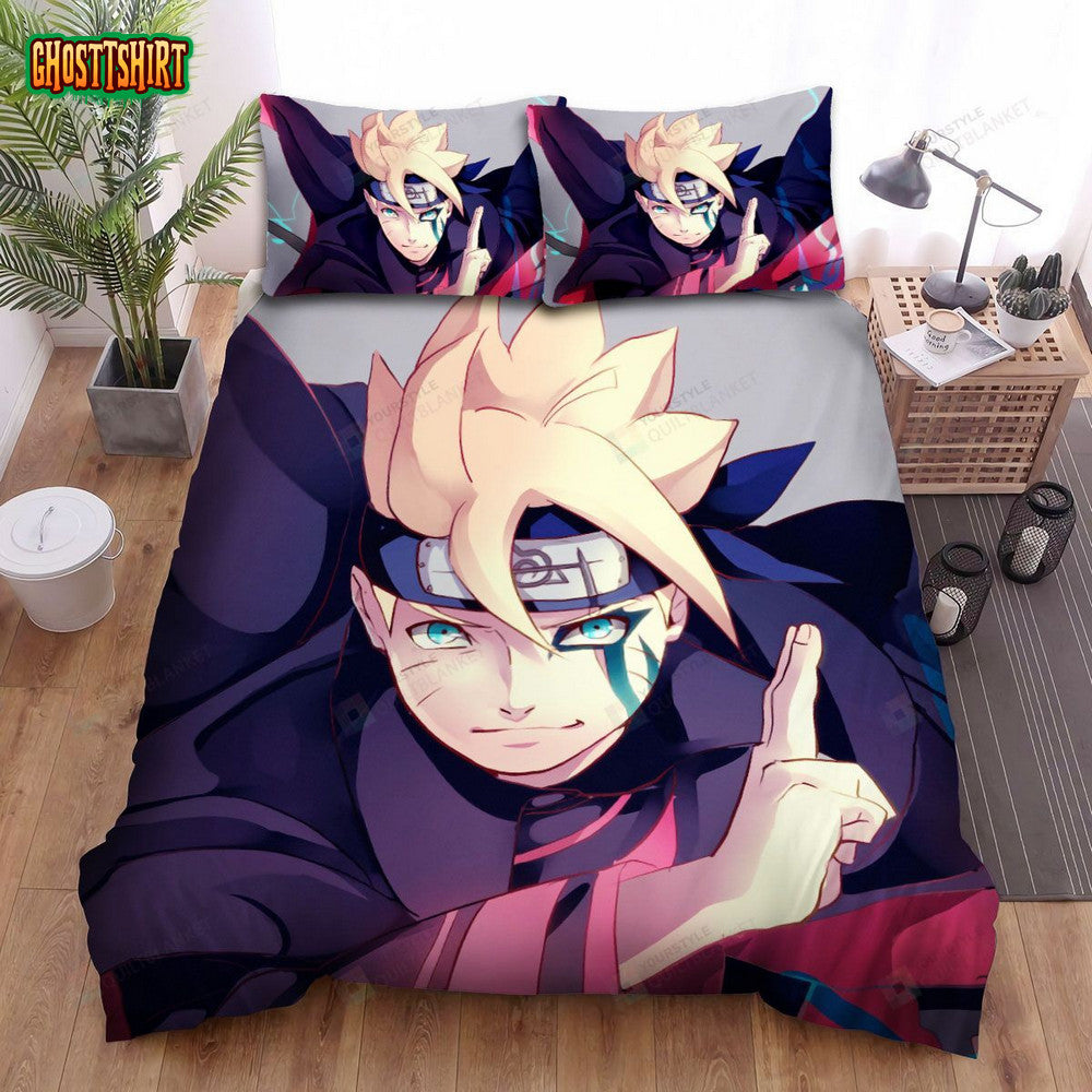 Boruto Anime Bed Sheets Spread Comforter Duvet Cover Bedding Set