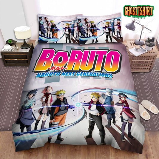Boruto Naruto Bed Sheets Duvet Cover Bedding Set