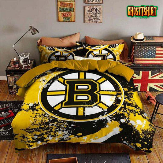 Boston Bruins Bedding Set Sleepy Halloween and Christmas Sale B170947
