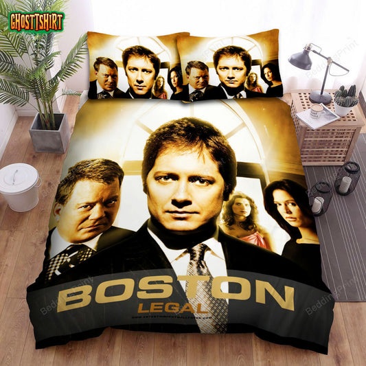 Boston Legal Movie Poster 4 Bed Sheets Duvet Cover Bedding Set