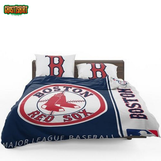 Boston Red Sox Mlb Baseball American League 3D Duvet Cover Bedding Set