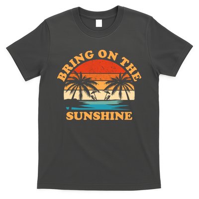 Bring On The Sunshine Retro Sunset Tropical T-Shirt