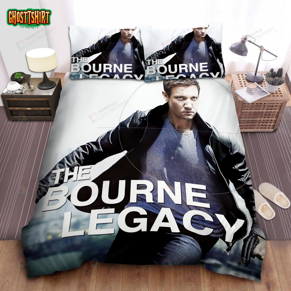 Bourne Identity Movie Poster Bed Sheets Spread Comforter Duvet Cover Bedding Set