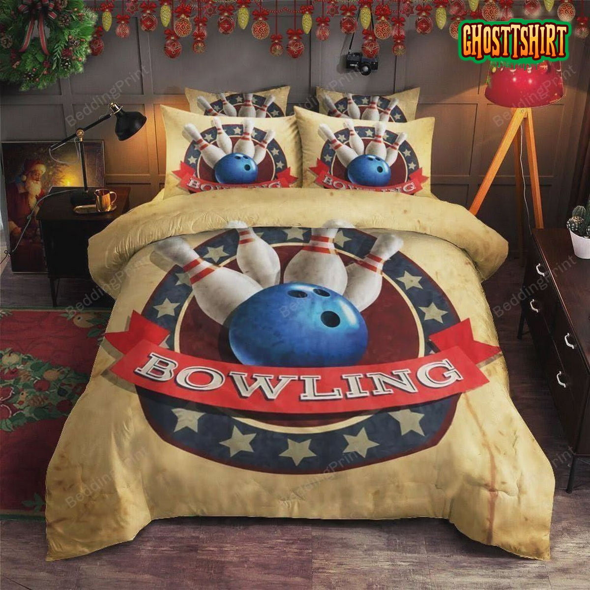 Bowling Bed Sheets Duvet Cover Bedding Set