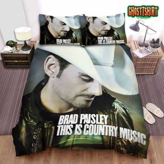 Brad Paisley, This Is Country Music Bed Sheets Spread Duvet Cover Bedding Set