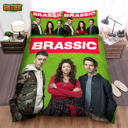 Brassic (2019) Movie Poster Bed Sheets Duvet Cover Bedding Set