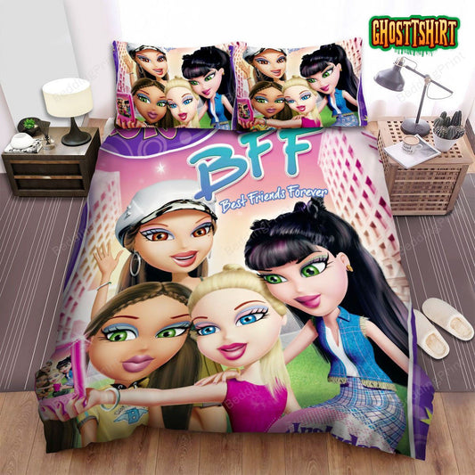 Bratz Bff Bed Sheets Duvet Cover Bedding Set