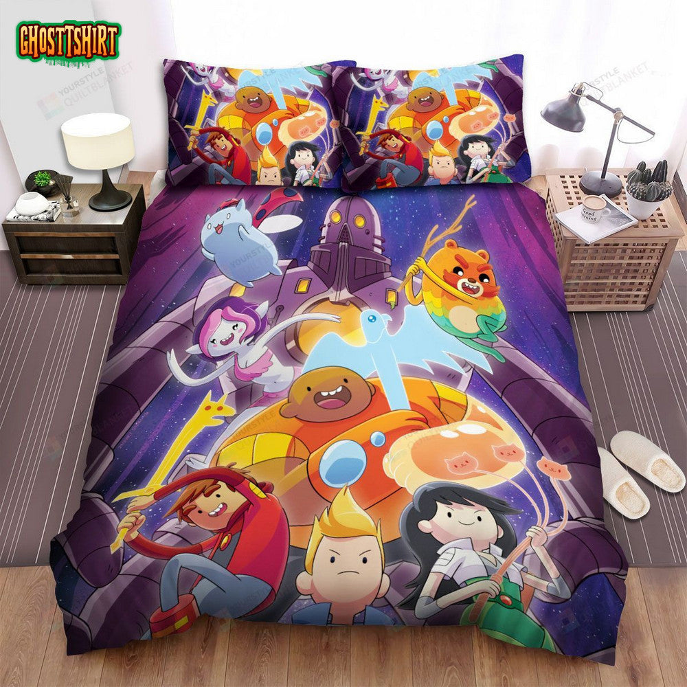 Bravest Warriors And Giant Robot Bed Sheets Spread Duvet Cover Bedding Set