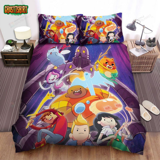 Bravest Warriors And Giant Robot Bed Sheets Spread Duvet Cover Bedding Set