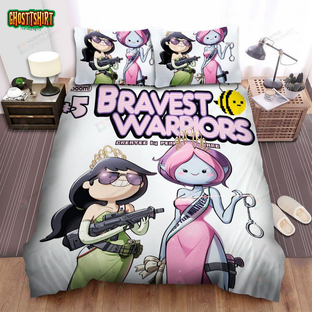 Bravest Warriors Beth Miss Teen Multiverse Bed Sheets Spread Duvet Cover Bedding Set
