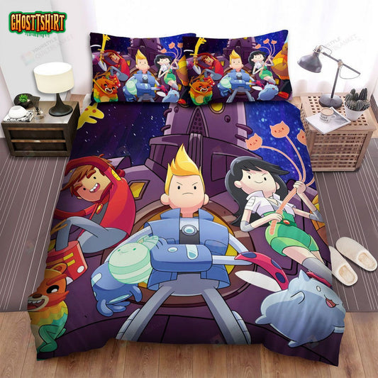Bravest Warriors Team Formation Bed Sheets Spread Duvet Cover Bedding Set