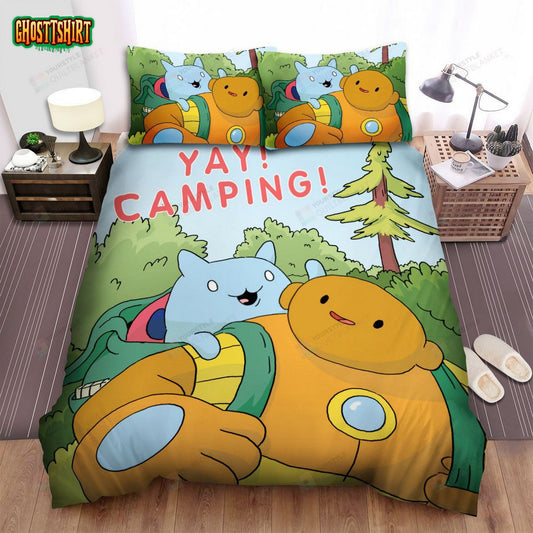 Bravest Warriors Wallow And Catbug Camping Trip Bed Sheets Spread Duvet Cover Bedding Set
