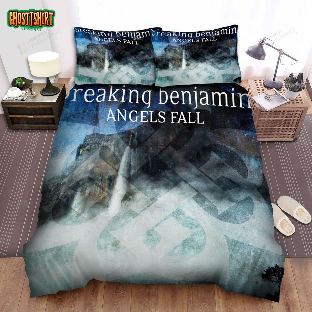 Breaking Benjamin Single Cover Angels Fall Bed Sheets Spread Comforter Duvet Cover Bedding Set