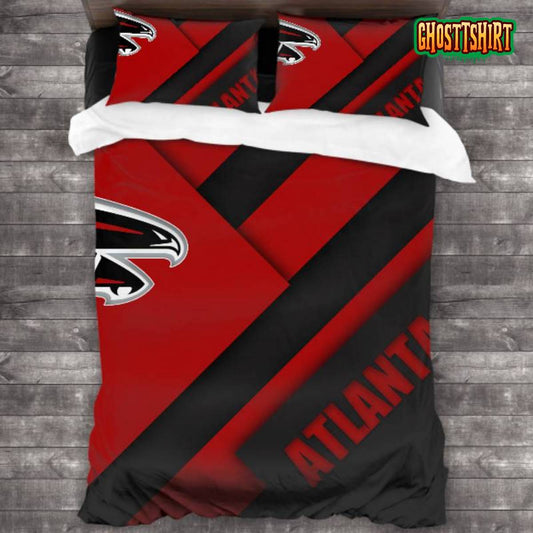 Breathable Atlanta Falcons Logo Bedding Set