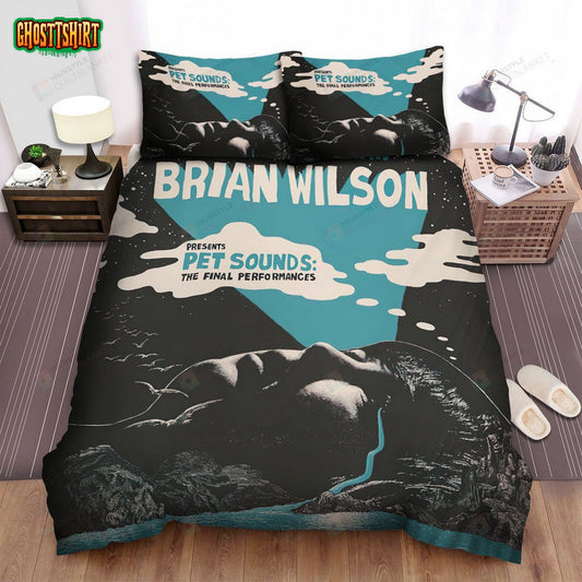 Brian Wilson Vintage Poster Bed Sheets Spread Comforter Duvet Cover Bedding Set