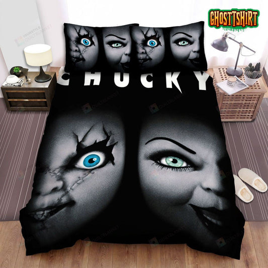 Bride Of Chucky 1998 Movie Poster Theme Bed Sheets Duvet Cover Bedding Set