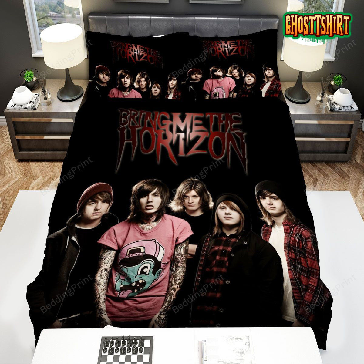Bring Me The Horizon, 5 Memmbers Bed Sheets Spread Duvet Cover Bedding Set