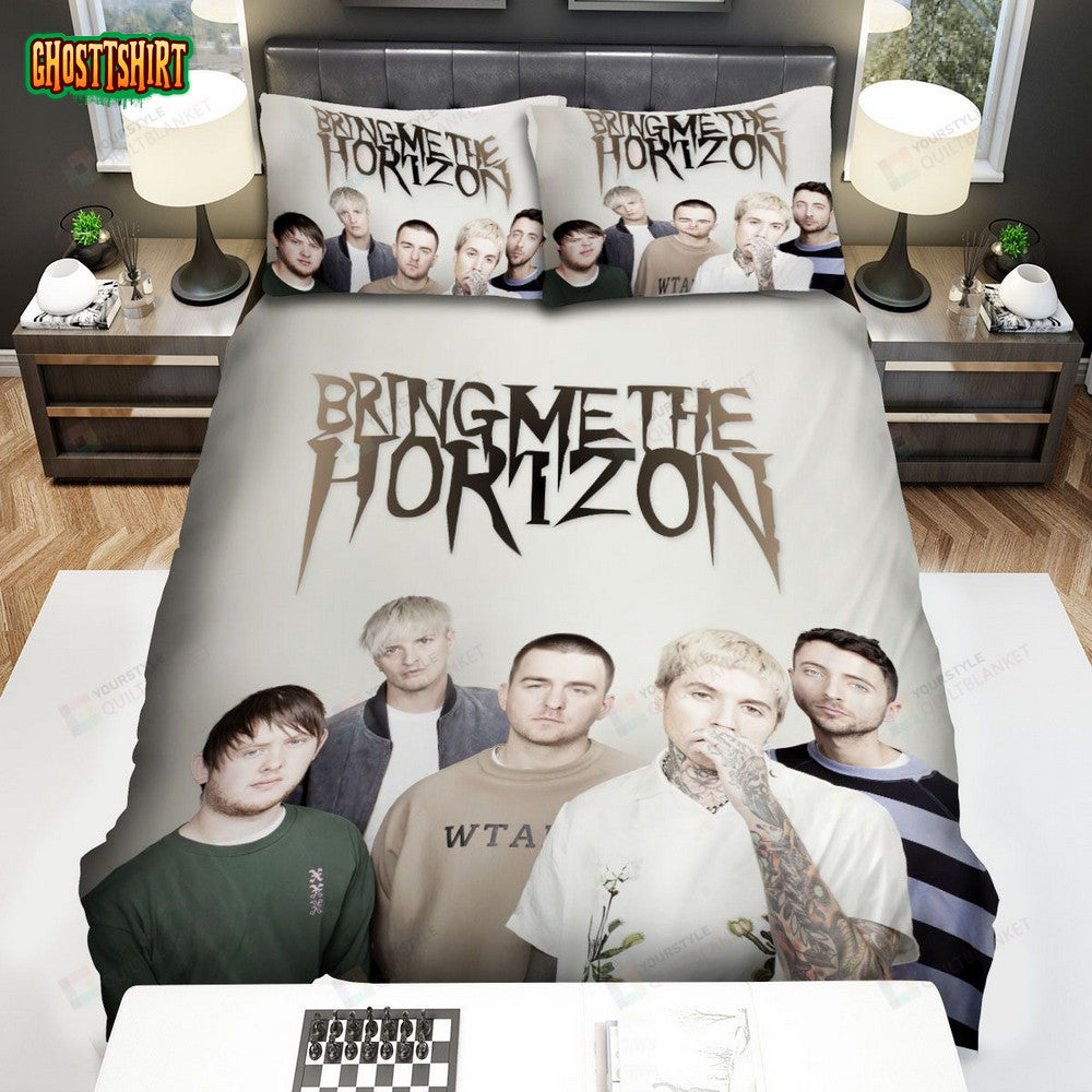 Bring Me The Horizon, Photoshoot Of Band Bed Sheets Spread Duvet Cover Bedding Set