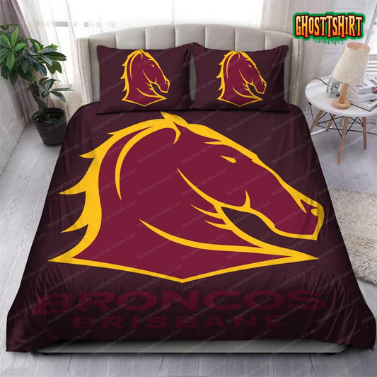 Brisbane Broncos Logo Bedding Set