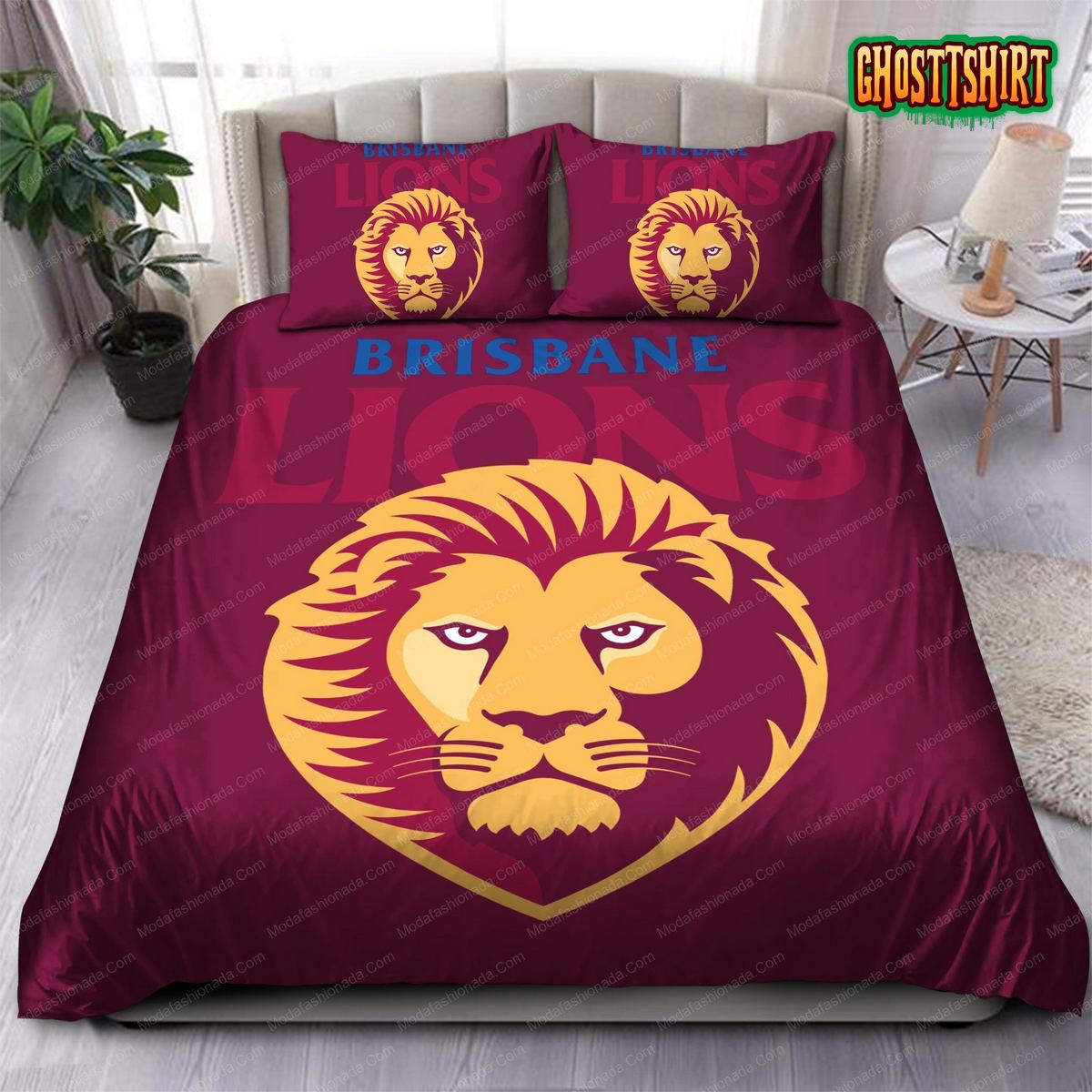 Brisbane Lions Logo Bedding Set