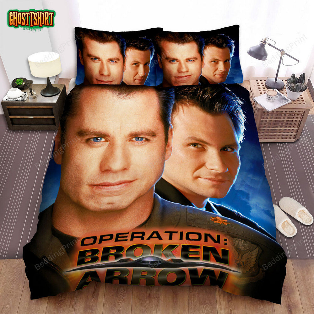 Broken Arrow (1996) Movie Poster Bed Sheets Duvet Cover Bedding Set