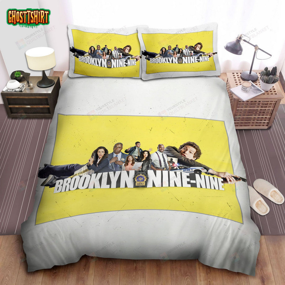 Brooklyn Nine-Nine Characters In Digital Art Bed Sheets Spread Comforter Duvet Cover Bedding Set