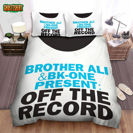 Brother Ali Off The Record Album Cover Bed Sheets Spread Comforter Duvet Cover Bedding Set