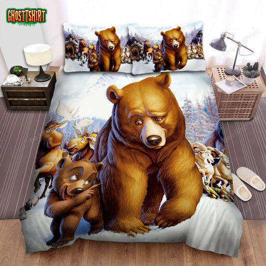 Brother Bear All Characters Bed Sheets Spread Duvet Cover Bedding Set