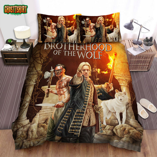 Brotherhood Of The Wolf (2001) Movie Gun And Weapon Bed Sheets Duvet Cover Bedding Set