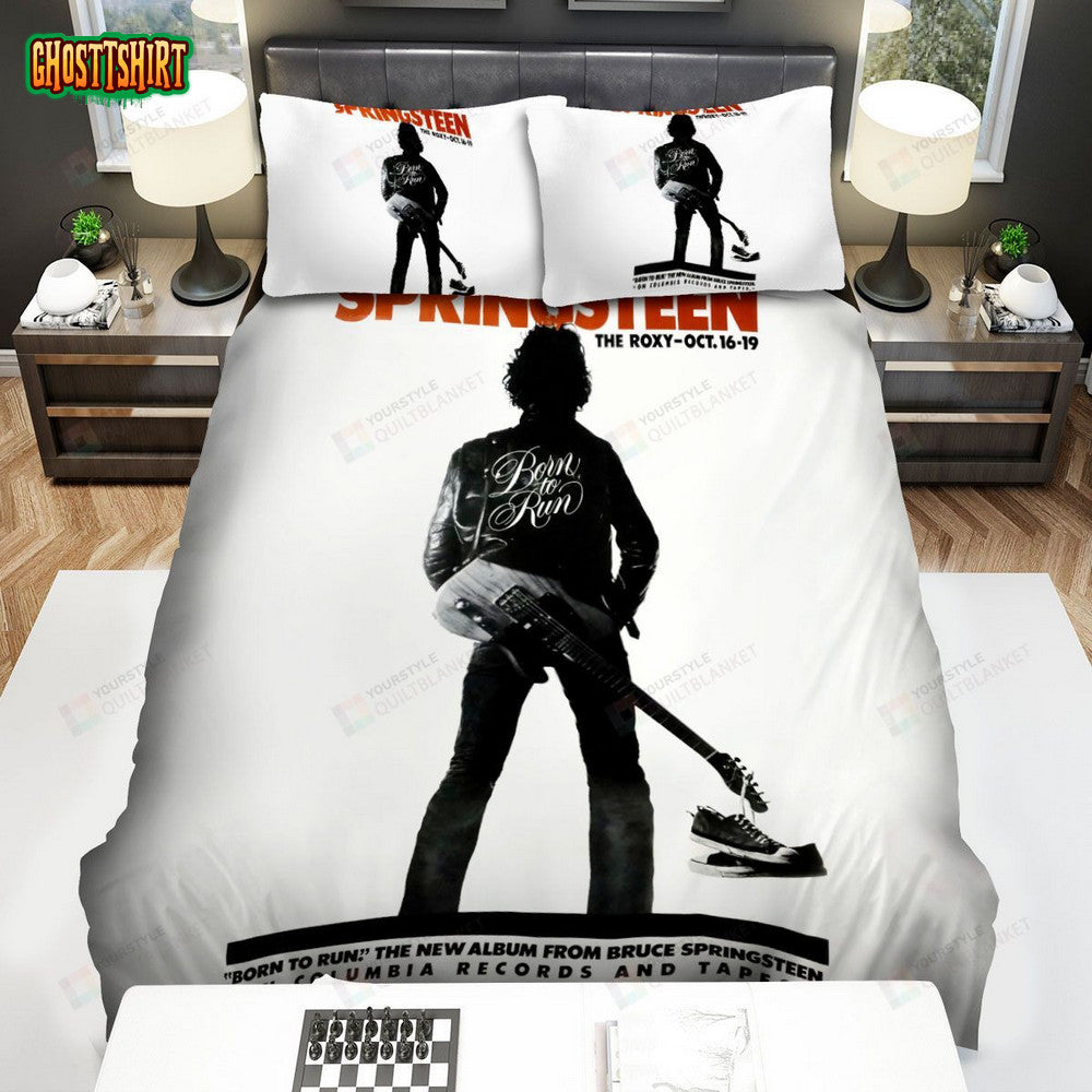 Bruce Springsteen Born To Run Album Bed Sheets Spread Comforter Duvet Cover Bedding Set